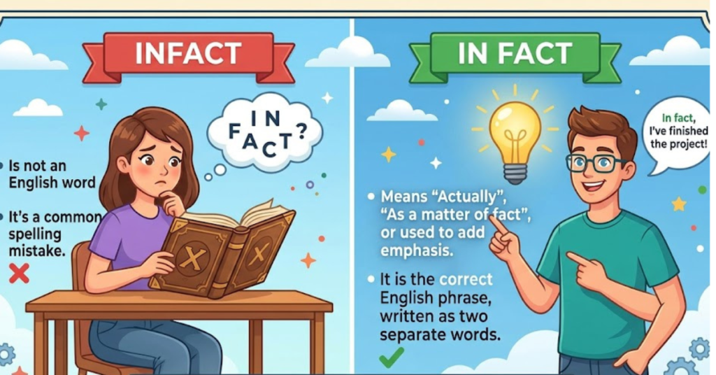 Infact or In Fact: Correct Usage Explained