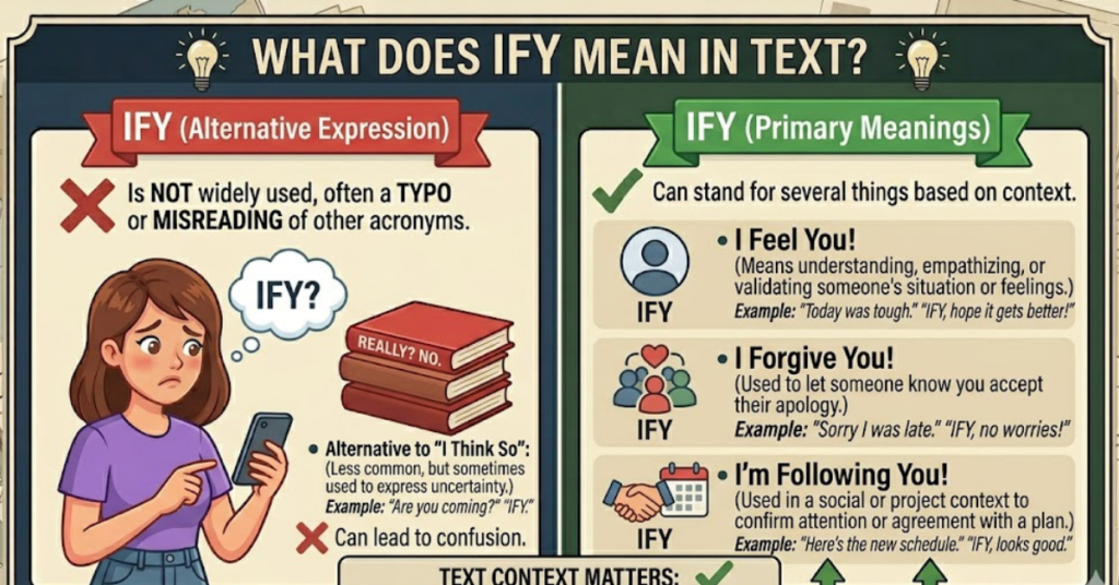 What Does IFY Mean in Text? Explained Simply