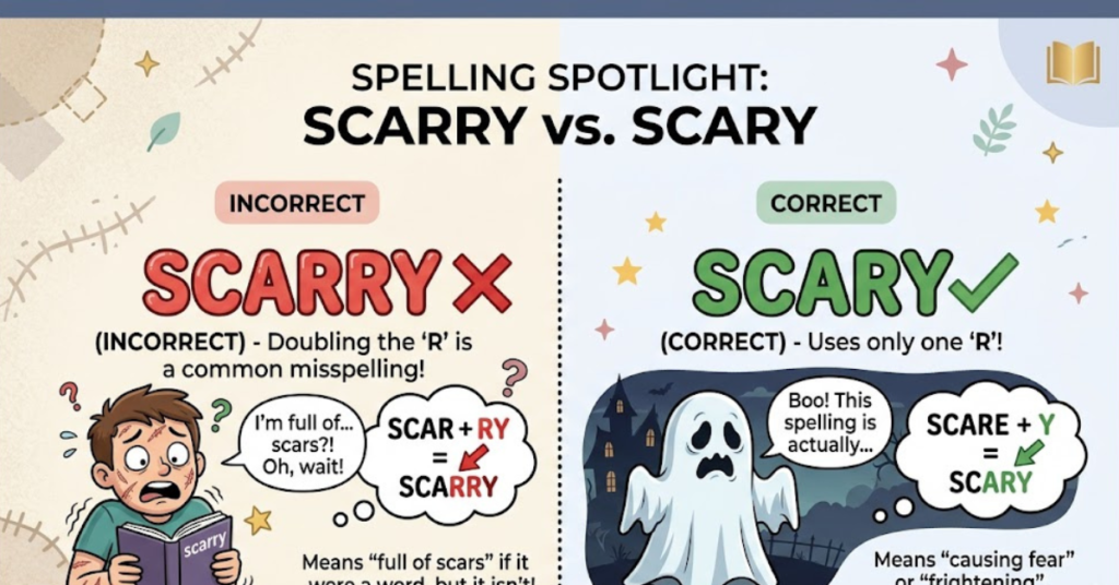 Scarry or Scary: Correct Spelling Explained