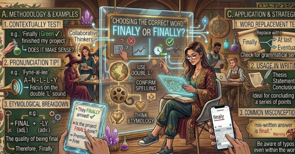 Finaly or Finally: Correct Spelling Explained