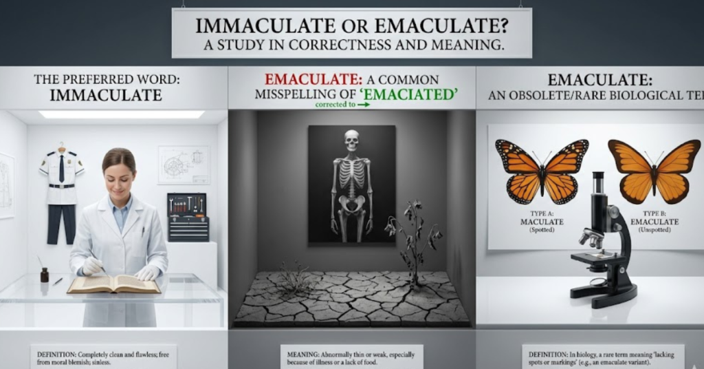 Immaculate or Emaculate: Which Is Correct?