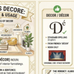 Decore or Decor: Correct Spelling & Meaning