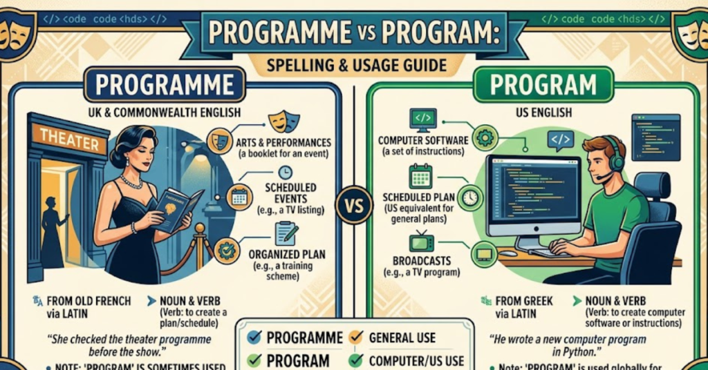 Programme vs Program: What’s the Difference?