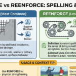 Reinforce vs Reenforce: Meaning, Difference & Usage Guide