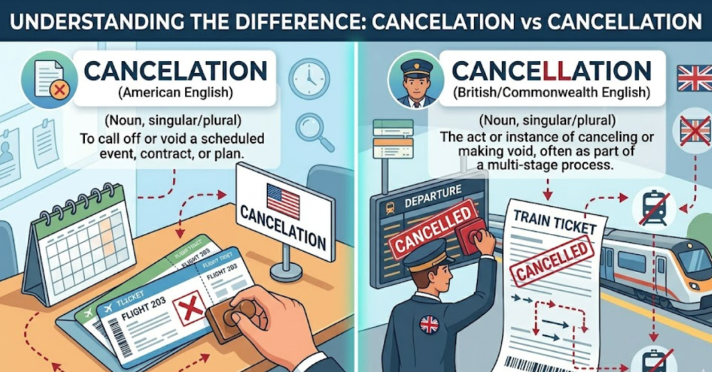 Cancelation vs Cancellation: Spelling & Usage Guide