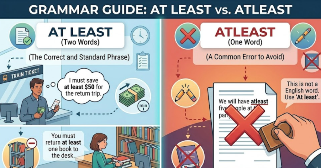 At Least or Atleast: Correct Spelling & Usage Guide