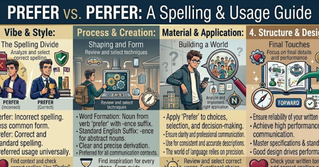 Prefer or Perfer: Correct Spelling and Meaning