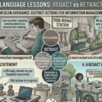 Redact vs Retract: Meaning, Differences, and Examples