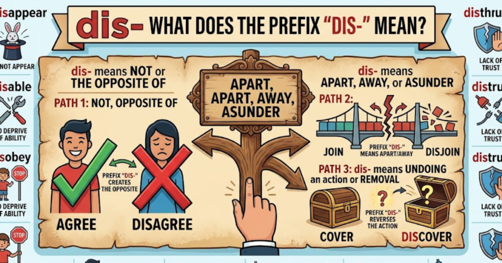 What Does the Prefix Dis Mean? Easy Guide Explained