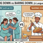 Bearing Down or Baring Down: Meaning and Correct Usage