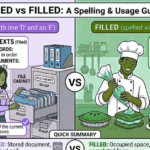 Filed vs Filled: Meaning, Difference, and Usage Explained