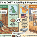 Cosy or Cozy: Meaning, Spelling, and Usage Explained
