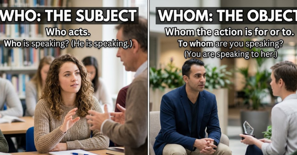 Who vs Whom: Simple Grammar Rules & Clear Examples