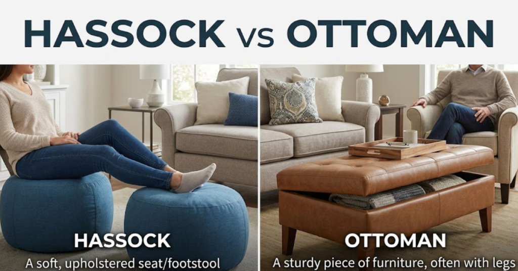 Hassock vs Ottoman: Key Differences Explained Simply