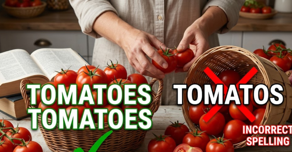 Tomatoes or Tomatos? Correct Spelling Explained