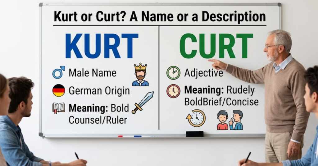 Kurt or Curt? Meaning and Correct Usage Explained