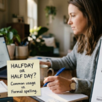 Halfday or Half Day: Correct Spelling Explained