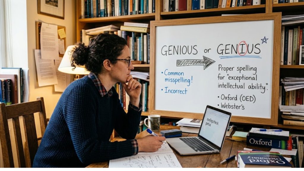 Genious or Genius: Correct Spelling & Meaning Explained