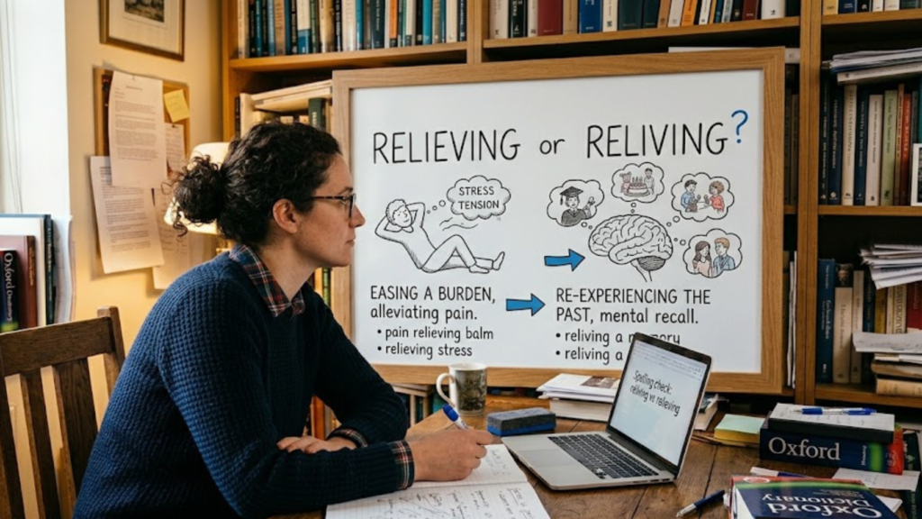 Relieving or Reliving: Meaning, Difference & Usage