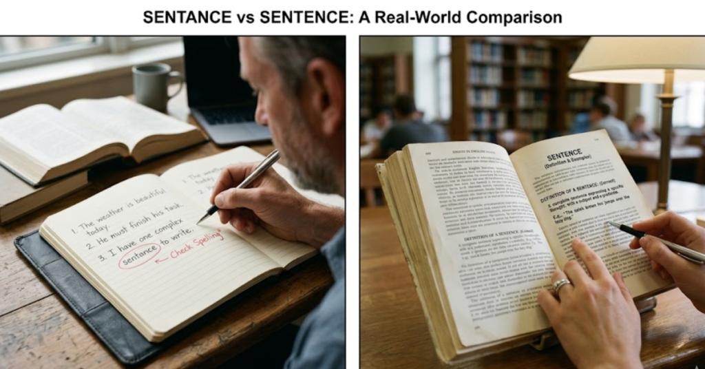 Sentance vs Sentence: Correct Spelling & Meaning