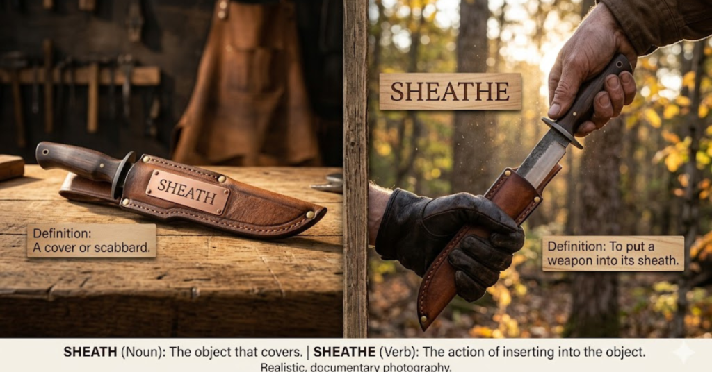 Sheath vs Sheathe: Meaning, Difference & Usage Explained