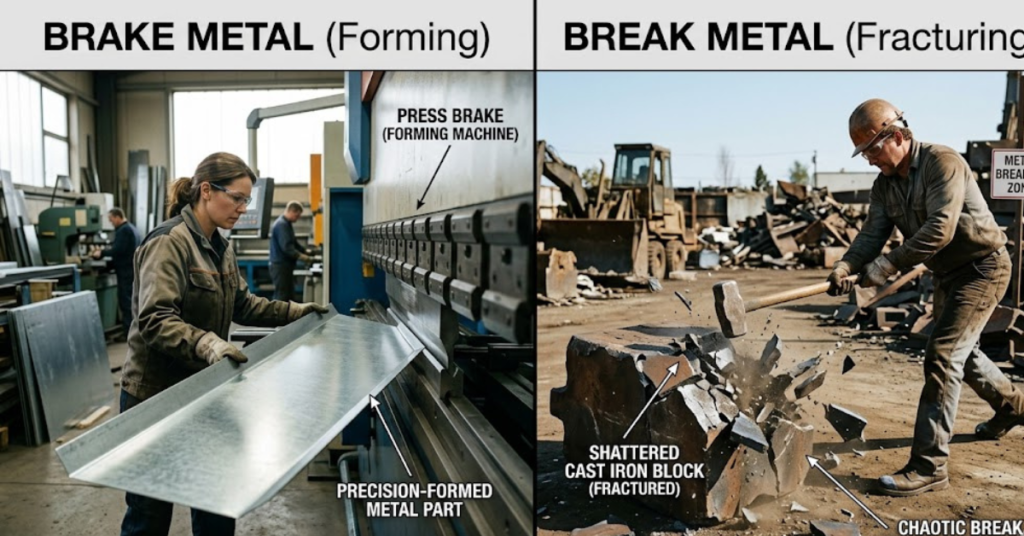 Brake Metal or Break Metal: Correct Spelling & Meaning