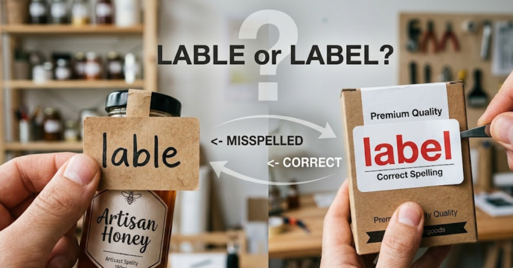 Lable or Label: Correct Spelling, Meaning, and Usage