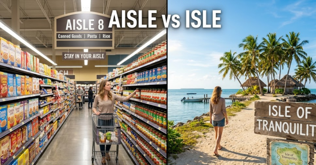 Aisle vs Isle: What’s the Difference?