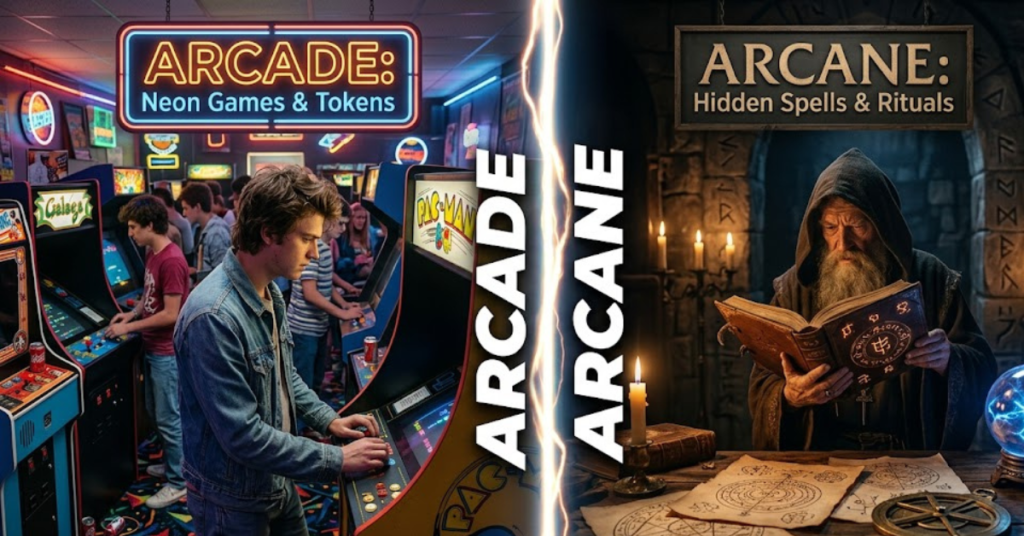 Arcade vs Arcane: Meaning and Key Differences