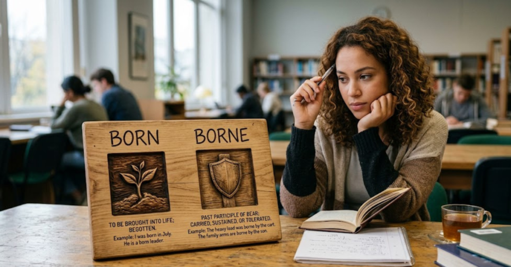 Born vs Borne: Meaning, Usage, and Key Differences