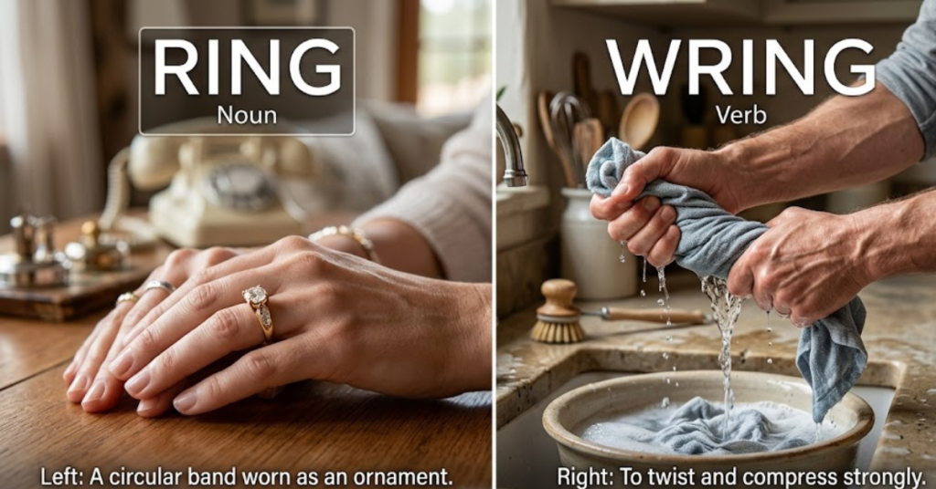 Ring vs Wring: Meaning, Usage, and Key Differences