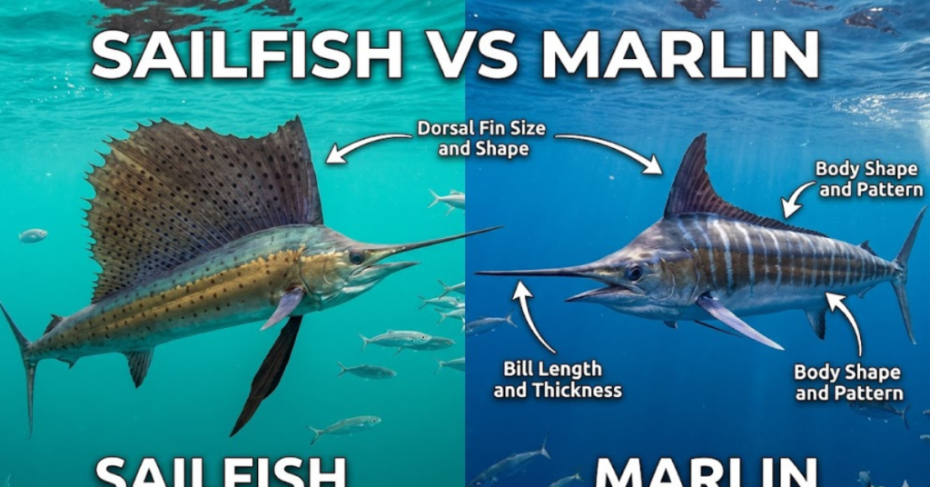 Sailfish vs Marlin: Speed, Size & Key Differences