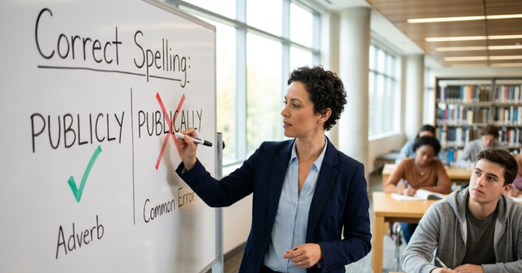 Publically or Publicly: Which Is Correct?