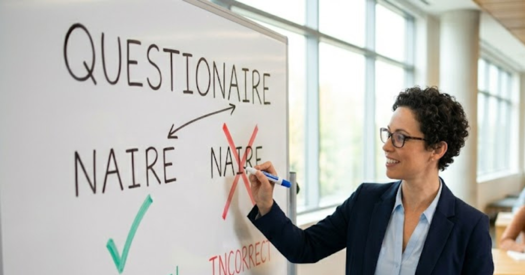 Questionaire or Questionnaire: Which Is Correct?