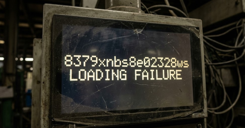 8379xnbs8e02328ws Loading Failure: Complete Troubleshooting Guide