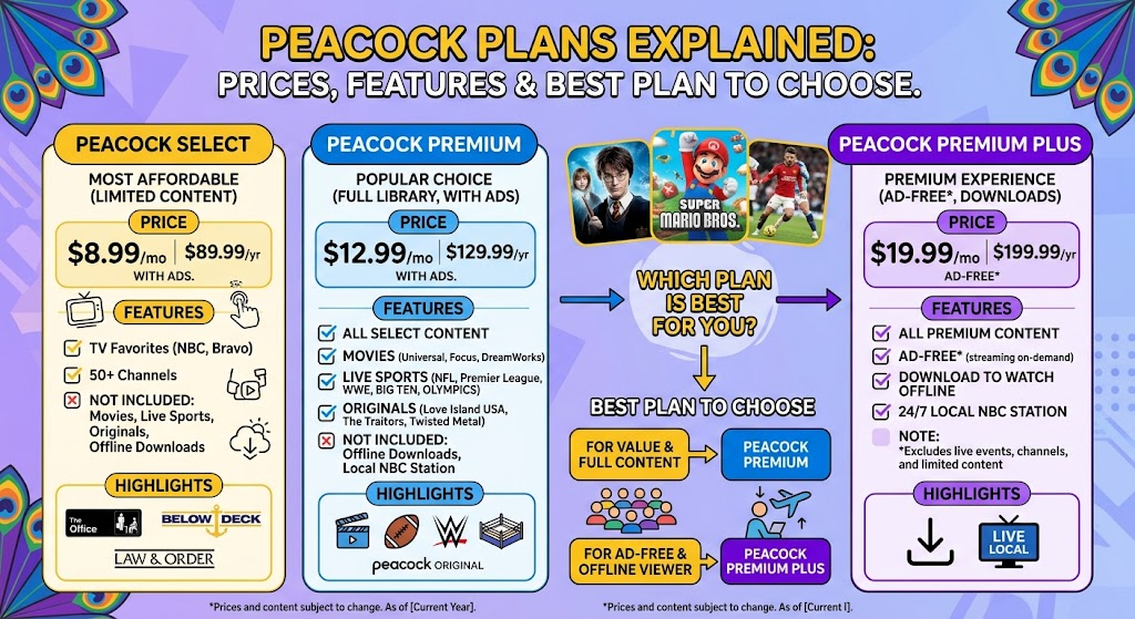 Peacock Plans